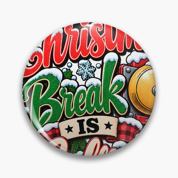 Item preview, Christmas Break Is Calling Teacher School Bell Winter Break designed and sold by 198tees.
