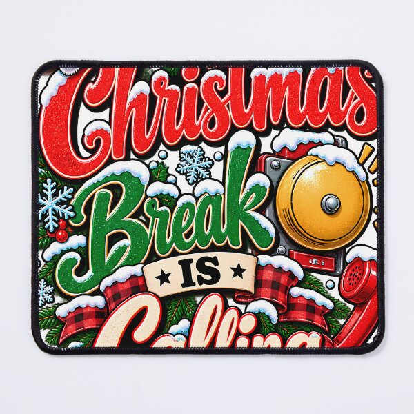 Item preview, Christmas Break Is Calling Teacher School Bell Winter Break designed and sold by 198tees.