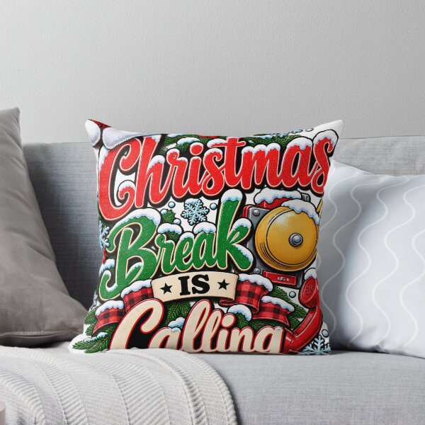 Item preview, Christmas Break Is Calling Teacher School Bell Winter Break designed and sold by 198tees.