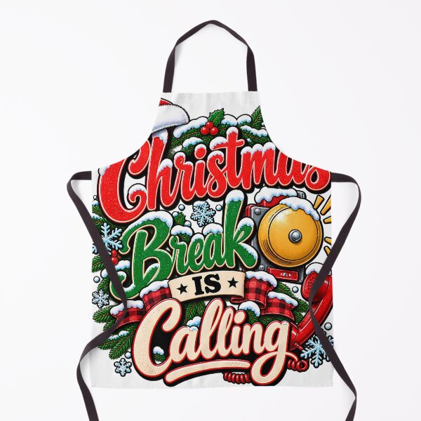 Item preview, Christmas Break Is Calling Teacher School Bell Winter Break designed and sold by 198tees.