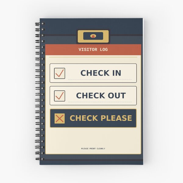 Item preview, Check In Check Out Check Please designed and sold by PhoenixTShirtz.