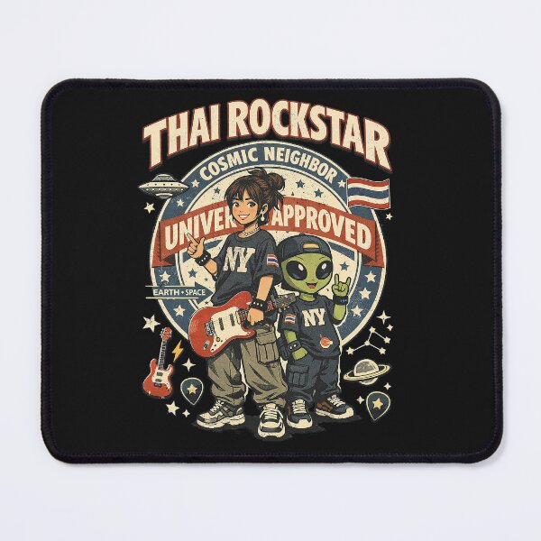 Item preview, Thai Rockstar Alien Cosmic Neighbor designed and sold by NatalieJeans.