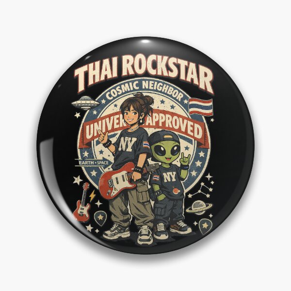 Item preview, Thai Rockstar Alien Cosmic Neighbor  designed and sold by NatalieJeans.