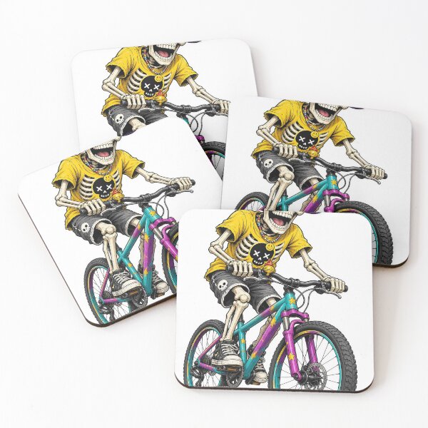 Item preview, Funny Skeleton Riding Bicycle designed and sold by MFMart.