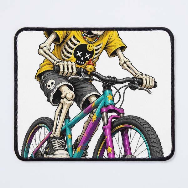 Item preview, Funny Skeleton Riding Bicycle designed and sold by MFMart.