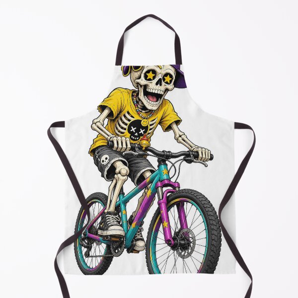 Item preview, Funny Skeleton Riding Bicycle designed and sold by MFMart.