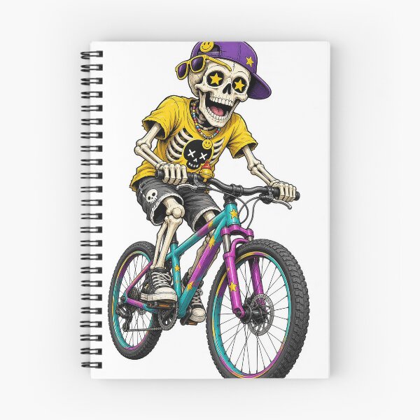 Item preview, Funny Skeleton Riding Bicycle designed and sold by MFMart.