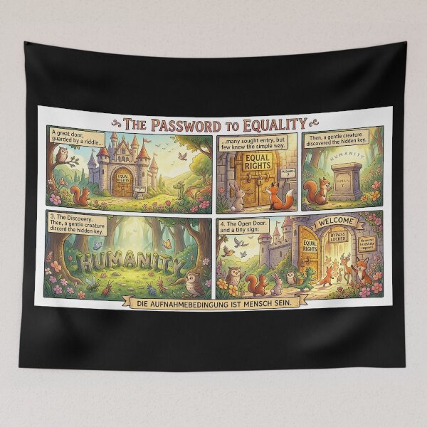 Item preview, The gateway to equality for people only designed and sold by Mianku | Für das Leben.