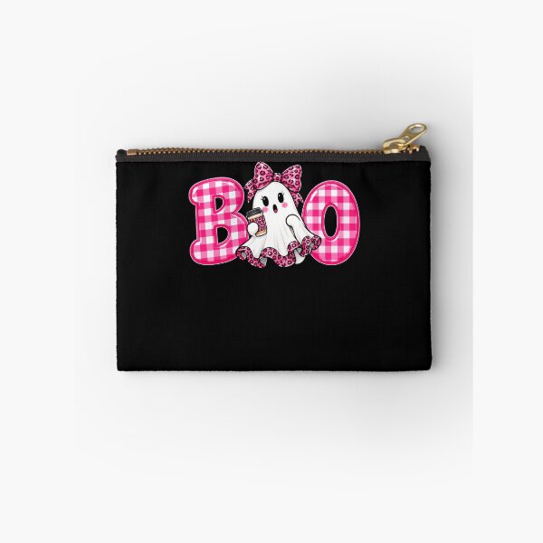 Item preview, Pink BO Ghost with Coffee and Leopard Bow designed and sold by ROUX-ART.