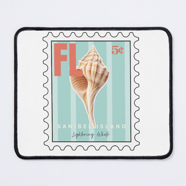 Item preview, Lightning Whelk Seashell Sticker designed and sold by shellieco.
