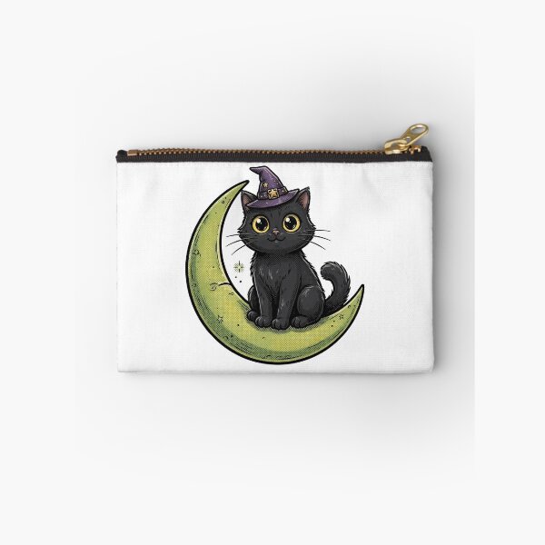 Item preview, Black Cat Bold Comic Inks Sticker - Halloween designed and sold by Lesley D.