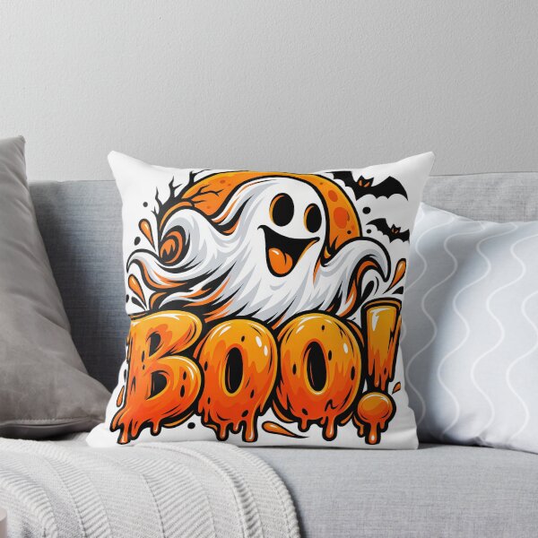 Item preview, Retro Halloween Boo Ghost Graphic Tee designed and sold by DesignArtist.ia.