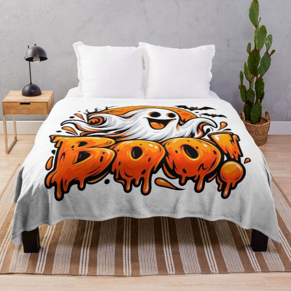 Item preview, Retro Halloween Boo Ghost Graphic Tee designed and sold by DesignArtist.ia.