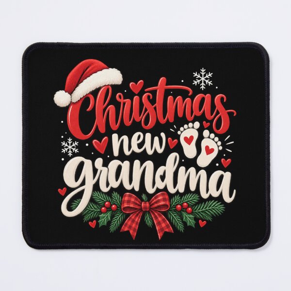 Item preview, New Grandma Christmas Gift First Holiday as Grandma designed and sold by Corvoria.