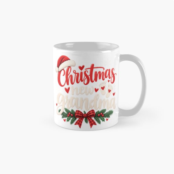 Item preview, New Grandma Christmas Gift First Holiday as Grandma designed and sold by Corvoria.