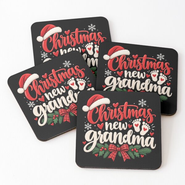 Item preview, New Grandma Christmas Gift First Holiday as Grandma designed and sold by Corvoria.
