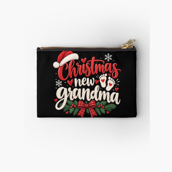 Item preview, New Grandma Christmas Gift First Holiday as Grandma designed and sold by Corvoria.
