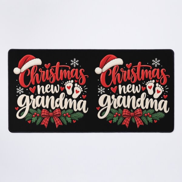 Item preview, New Grandma Christmas Gift First Holiday as Grandma designed and sold by Corvoria.