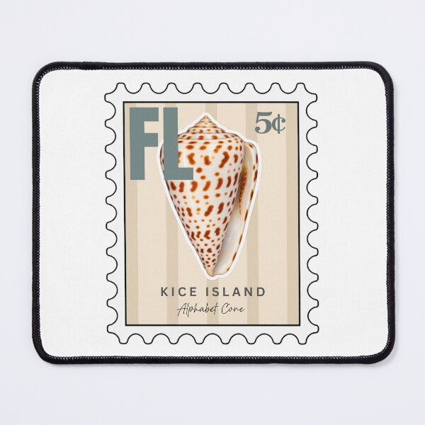 Item preview, Alphabet Cone Seashell Sticker designed and sold by shellieco.
