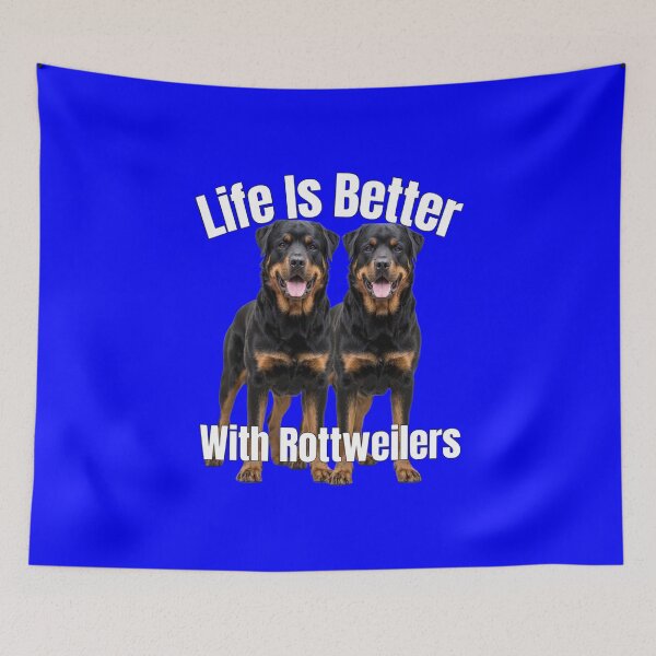 Item preview, Dog Pet Owner Art Design Life Is Better With Rottweilers designed and sold by fantasticdesign.