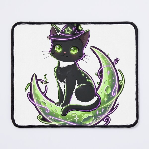 Item preview, Black Cat Neon Glow Sticker - Halloween designed and sold by Lesley D.
