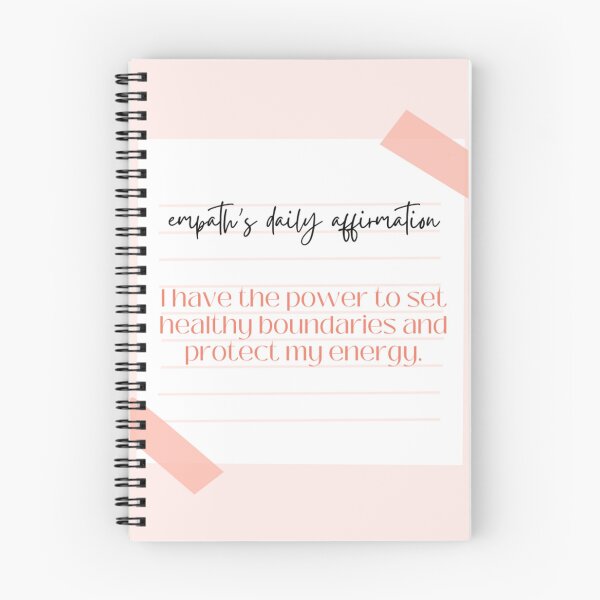 Item preview, Affirmation - setting boundaries designed and sold by GenuineEmpath.com.