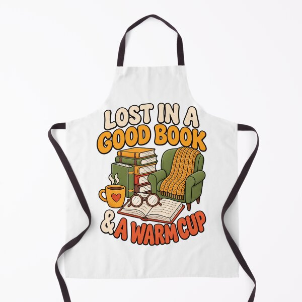Item preview, Lost In A Good Book And A Warm Cup Cozy Book Lover Reading  designed and sold by BellabdO.