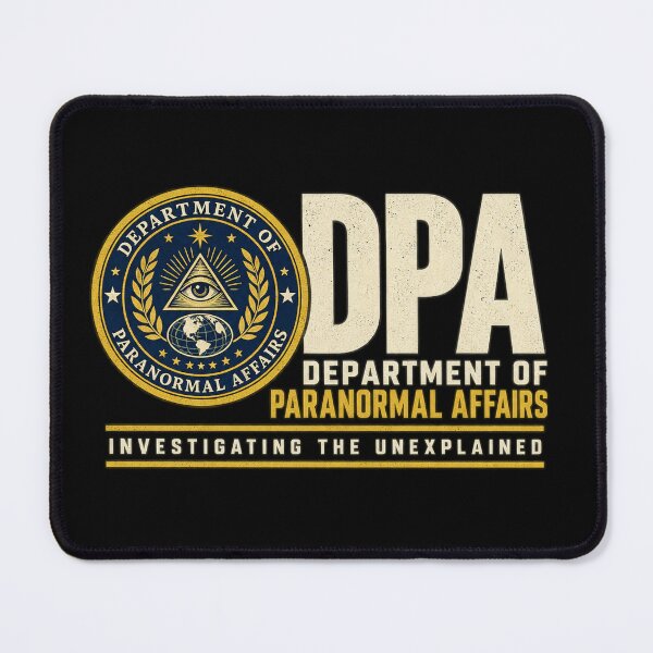 Item preview, Department of Paranormal Affairs Investigator Design designed and sold by Encounter & Lore.