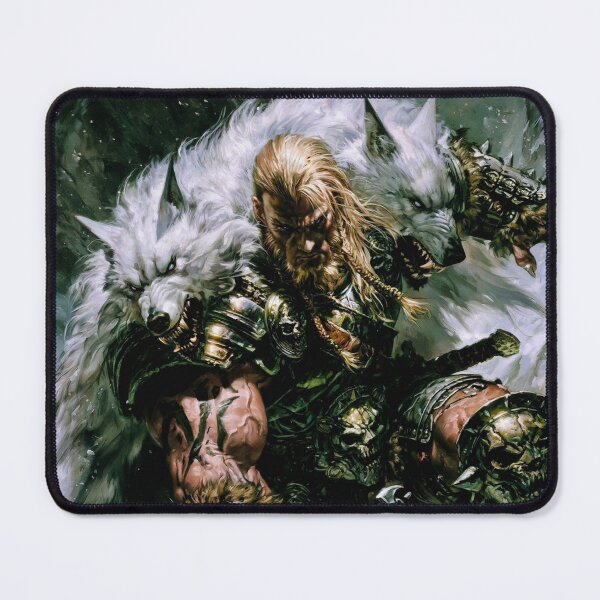 Item preview, Wulfgar the Barbarian - Epic Dark Fantasy art designed and sold by Delerat7.