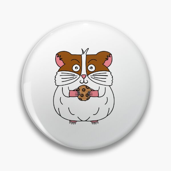 Item preview, Cute Hamster Eating Chocolate Chip Cookie designed and sold by Sartoris Art.