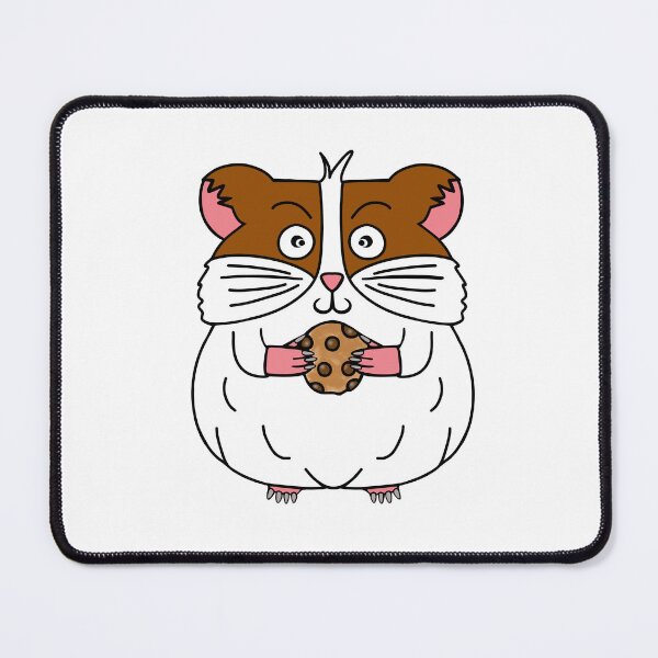 Item preview, Cute Hamster Eating Chocolate Chip Cookie designed and sold by Sartoris Art.