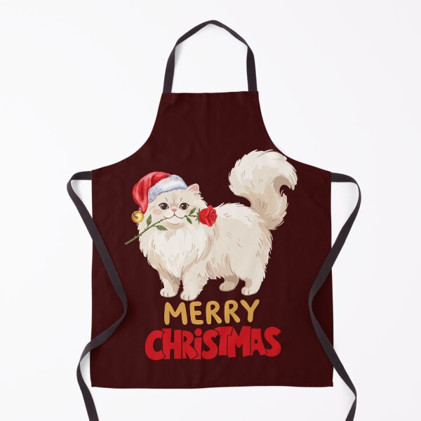 Item preview, Cute Persian Cat Merry Christmas Holiday Art designed and sold by stormk10.