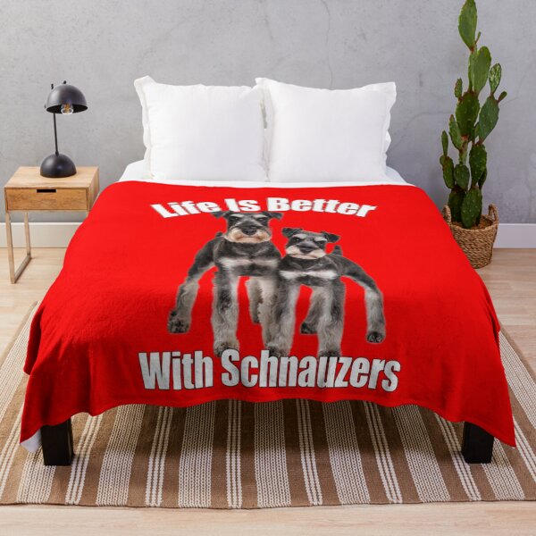 Item preview, Dog Pet Owner Art Design Life Is Better With Schnauzers designed and sold by fantasticdesign.