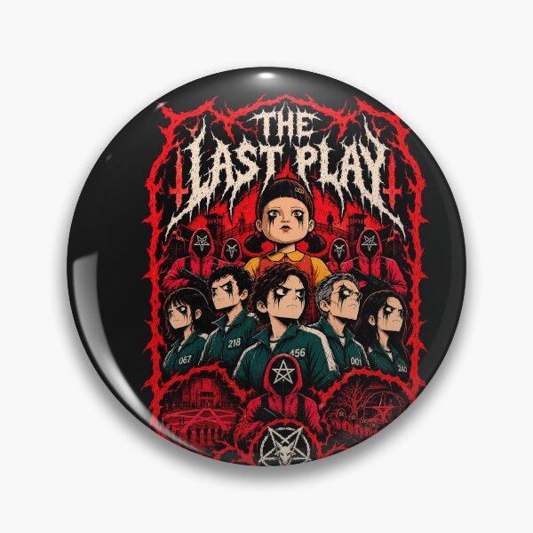 Item preview, The Last Play – Dark Survival Game Black Metal Cartoon designed and sold by MetalSatyrShop.