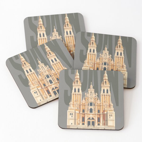 Item preview, Minimalist Santiago Cathedral designed and sold by JacksoonLester.