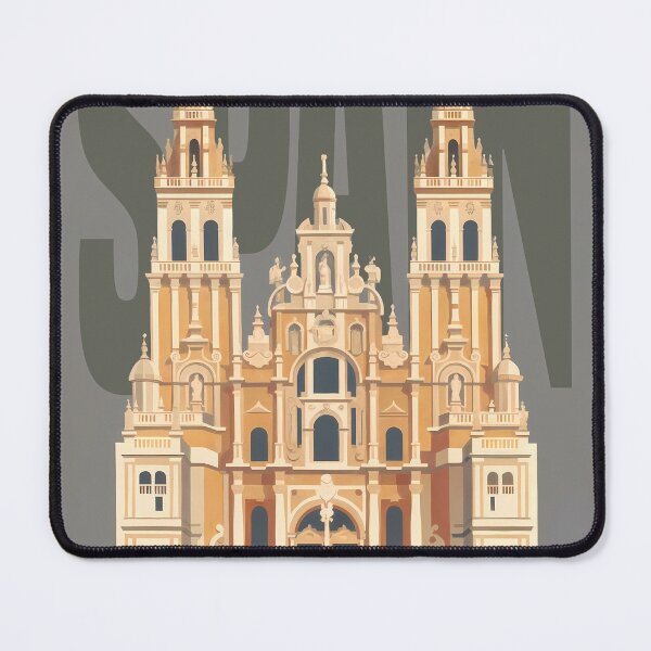 Item preview, Minimalist Santiago Cathedral designed and sold by JacksoonLester.