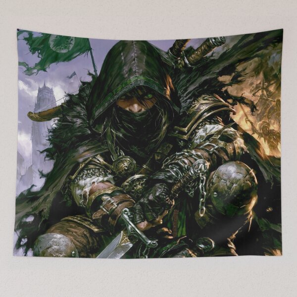 Item preview, Kilber the Assassin Rogue - Epic Dark Fantasy art designed and sold by Delerat7.