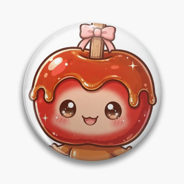 Item preview, Candy Apple Classic Anime Chibi Sticker - Halloween designed and sold by Lesley D.