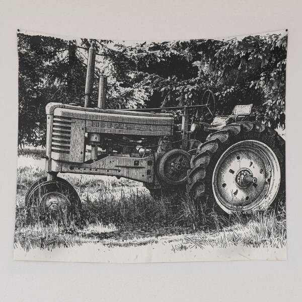 Item preview, John Deer in Black and White designed and sold by tomorrowsart.