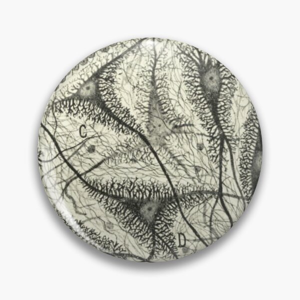 Item preview, Injured Purkinje Neurons of the Cerebellum, 1914 — Cajal designed and sold by Jpsmyth.