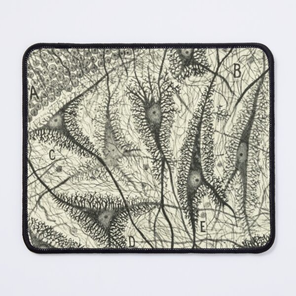 Item preview, Injured Purkinje Neurons of the Cerebellum, 1914 — Cajal designed and sold by Jpsmyth.