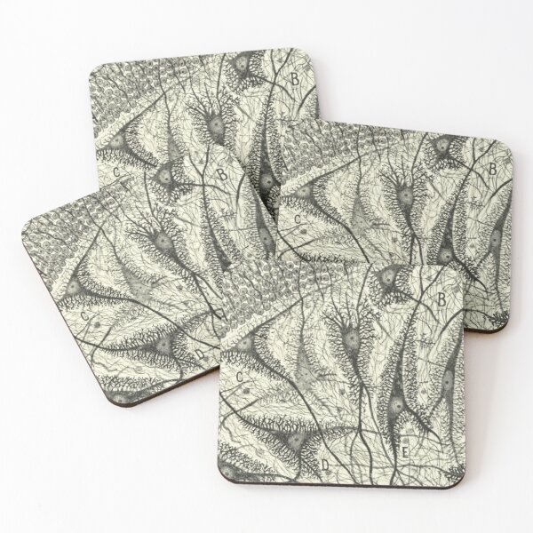 Item preview, Injured Purkinje Neurons of the Cerebellum, 1914 — Cajal designed and sold by Jpsmyth.