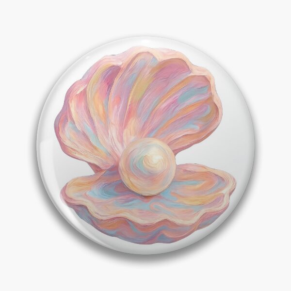 Item preview, pink rainbow sunset sunrise pearl shell ocean paint pretty shimmer shine designed and sold by bunnylover4life.