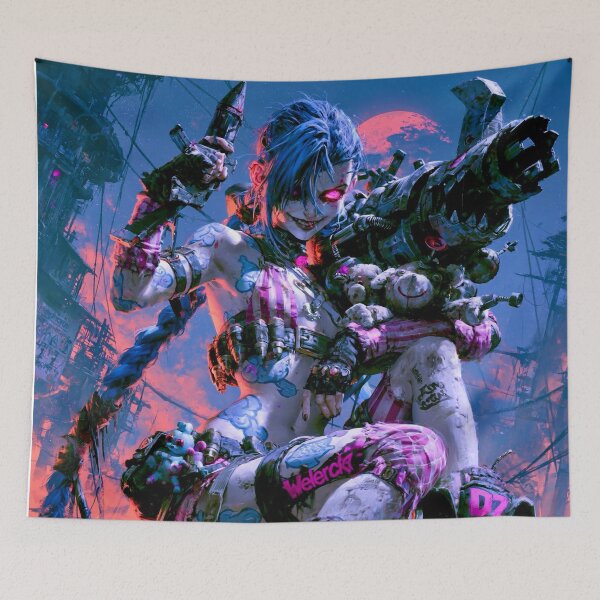 Item preview, Jinx and her Toys - Anime art designed and sold by Delerat7.