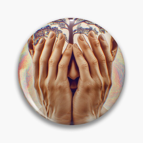 Item preview, The Tree Behind Hands Over A Face designed and sold by MongLongStudio.