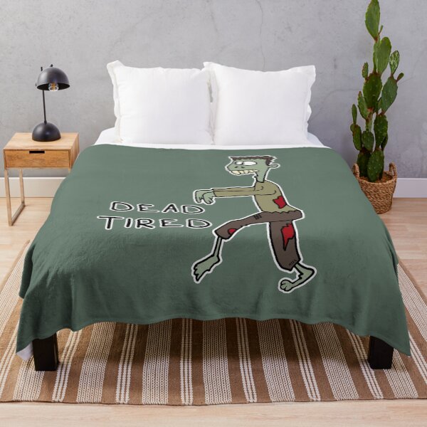 Item preview, Dead Tired Sticker | Funny Zombie Visual Pun Tired Meme designed and sold by MyxaART.
