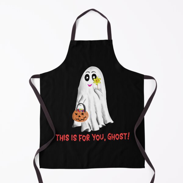 Item preview, Cute Ghost Holding Flower This Is For You Ghost designed and sold by laxmanrajart.