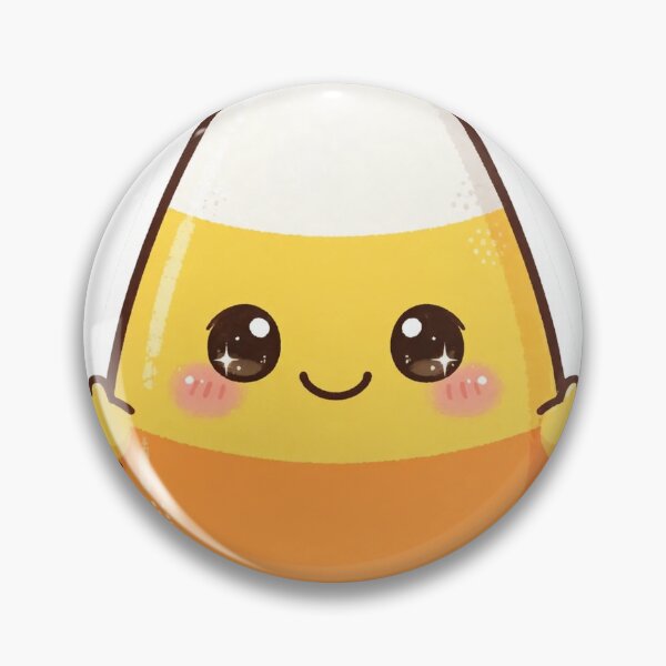 Item preview, Candy Corn Classic Anime Chibi Sticker - Halloween designed and sold by Lesley D.