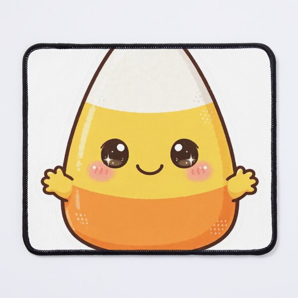 Item preview, Candy Corn Classic Anime Chibi Sticker - Halloween designed and sold by Lesley D.