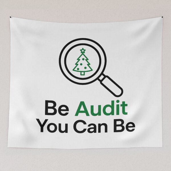 Item preview, Be Audit You Can Be Christmas designed and sold by SeasonalChic.